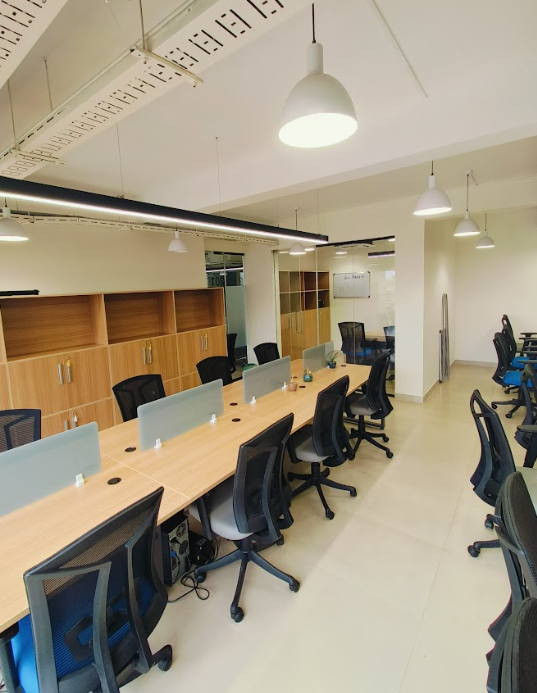 edeXaLabs new office - open work area with long desks and natural light
